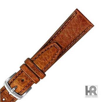 [worldbuyer] Hadley Roma MS788 20mm Regular Tan Shrunken Grain Leather Mens Watch Band/1354476