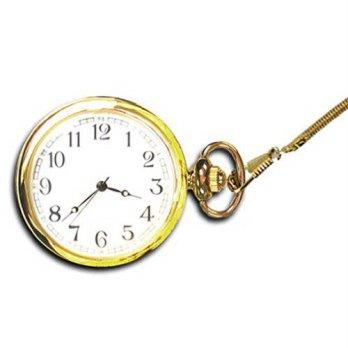 [worldbuyer] Hanslin Open Face Pocket Watch Gold Tone Color/1341361