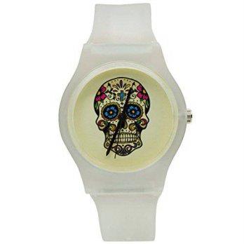 [worldbuyer] Happy Cheery Happy Cherry Boys Skull Pattern Watch Child Girls Watch Retro Wa/554577