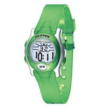 [worldbuyer] Huangtaii Childrens Waterproof LED Digital Display Watch with Green Color Dyl/553900