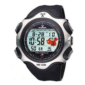 [worldbuyer] Huangtaii Childrens Waterproof LED Digital Display Watch with Black Color Dyl/553929