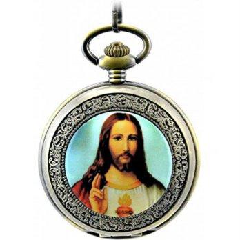 [worldbuyer] Infinite U Christianity the Jesus Christ Roman Numerals Steel Mechanical Pock/1343233