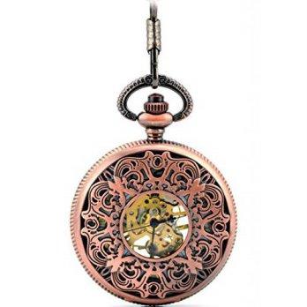 [worldbuyer] Infinite U Orange Carve Patterns Butterfly Hollow Skeleton Steel Mechanical M/1341636