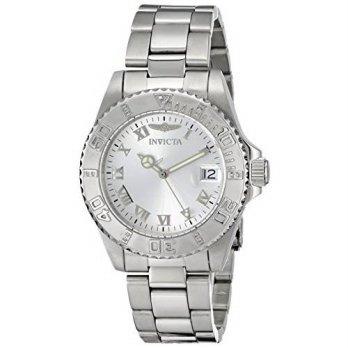 [worldbuyer] Invicta Womens 12819 Pro Diver Silver Dial Diamond Accented Watch/1374646