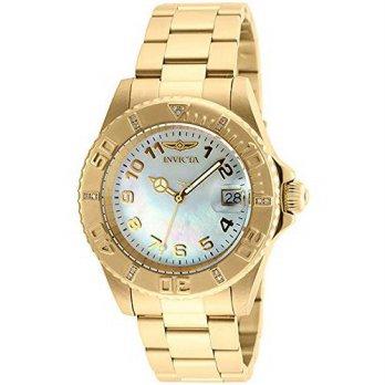 [worldbuyer] Invicta Womens 21533SYB Pro Diver Analog Display Swiss Quartz Gold-Plated Wat/1375077