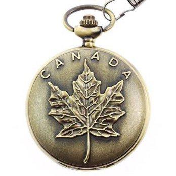 [worldbuyer] Itemstoday Maple Leaves Canada Symbol Engraved Retro Mens Vintage Japanese Qu/1342266