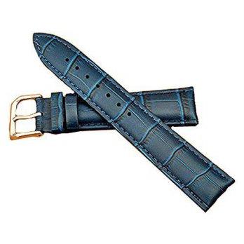 [worldbuyer] KOLIGHT Kolight Blue Fashion Durable 20mm Genuine Leather Buckle Watch Band B/1341890