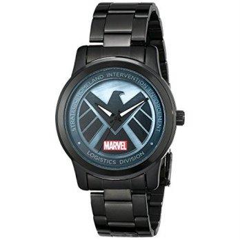 [worldbuyer] Marvel Mens Agents of SHIELD W001649 Analog-Quartz Black Watch/1377093