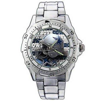 [worldbuyer] Men`s Wristwatches XZE01-0788 Dallas Cowboys Helmet Cool Stainless Steel Wris/1376936