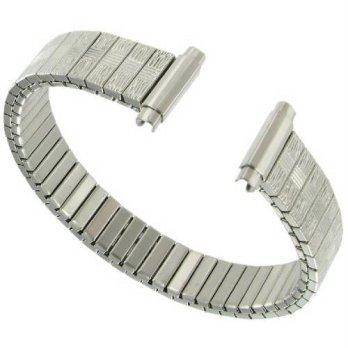 [worldbuyer] Milano 10-13mm Kreisler Twist-O-Flex Ladies Stainless Silver Tone Metal Watch/1350234