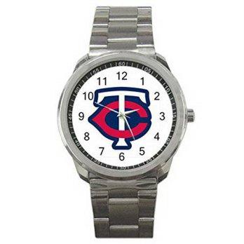 [worldbuyer] Minnesota Twins MLB2 X9GO568 Mens Wristwatches Stainless Steel/1381378