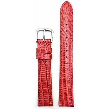 [worldbuyer] NewLife 16mm Red Teju Lizard Grain Quality Genuine Leather/1363528