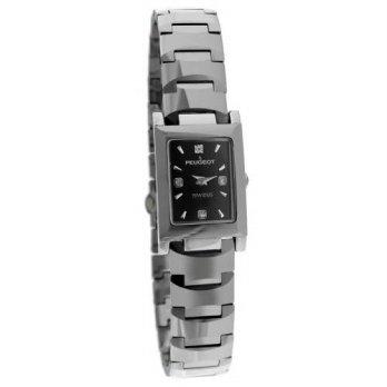 [worldbuyer] Peugeot Womens PS860L Swiss Tungsten Carbide Bracelet Watch/1380361