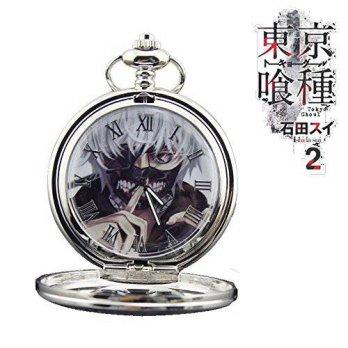 [worldbuyer] R-timer Cosplay Tokyo Ghoul Kaneki Ken Mask Pocket Watch NEW in Box 012/555078