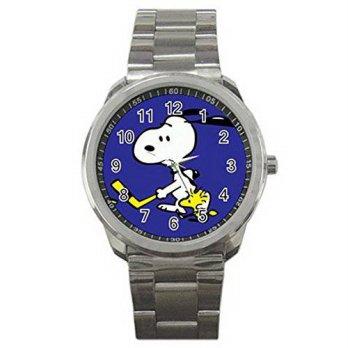 [worldbuyer] Snoopy Woodstock Hockey Cartoon X9GO767 Mens Wristwatches Stainless Steel/1379630