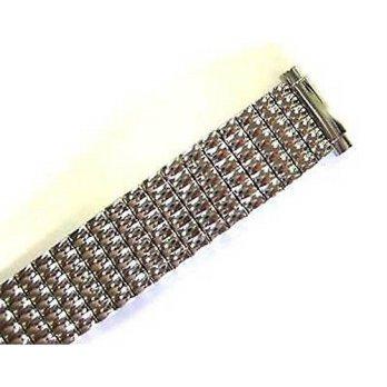 [worldbuyer] Speidel SPEIDEL 10-14MM SHORT SILVER STAINLESS STEEL EXPANSION WATCH BAND STR/1345338