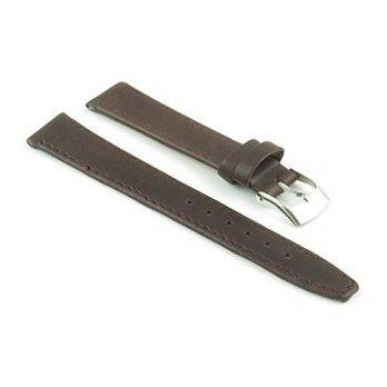 [worldbuyer] StrapsCo Dark Brown Genuine Leather Watch Strap in size 14mm/1342747