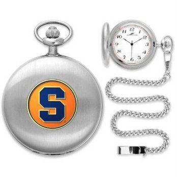 [worldbuyer] SunTime Syracuse Orange Silver Tone Pocket Watch/1341527