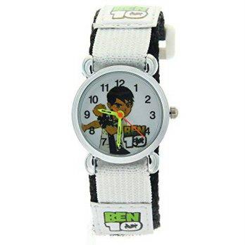 [worldbuyer] TMB10 Ben 10 Alien Force Cartoon Pattern Velcro Strap Wrist Fashion Child Kid/557080