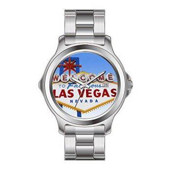 [worldbuyer] TXMY Personalized Mens Watch Fashion waterproof Watch Las Vegas Welcome Road /1384075