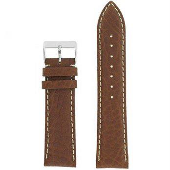 [worldbuyer] Tech Swiss TSA457-18SS Sport Watch Band Waterproof Leather Brown 18 millimete/1344669