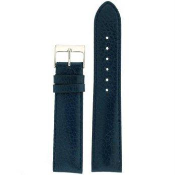 [worldbuyer] Tech Swiss Watch Band Calfskin Leather Comfort Lite Padded Blue Mens 18 milli/1356221