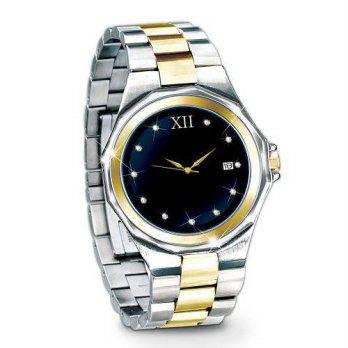 [worldbuyer] Timeless Love Stainless Steel Mens Watch: Romantic Jewelry Gift For Him by Th/1375569