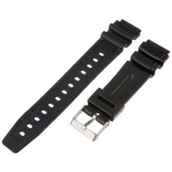 [worldbuyer] Timex Watch Bands Timex Mens Q7B723 Resin Performance Sport 19mm Black Replac/1354200