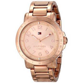 [worldbuyer] Tommy Hilfiger Womens 1781396 Rose Gold-Tone Watch/1375187