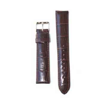 [worldbuyer] Toscana 16mm Brown Italian Leather Alligator Grain QR Pins for Michele Style/1344277