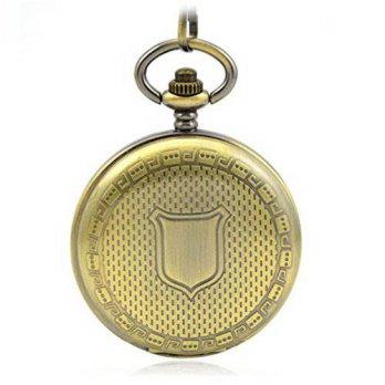 [worldbuyer] WZC Antique Bronze Mechanical Pocket Watch- Both Side can be Opened/1341344