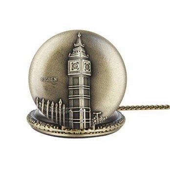 [worldbuyer] WZC Bigben Quartz Movement Small Size Pocket Watch with Chain and Gift box/1350654