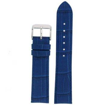 [worldbuyer] Watch Band Blue Genuine Leather Crocodile Grain 20 millimeter Tech Swiss/1355381