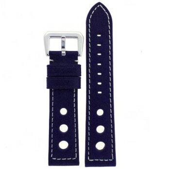 [worldbuyer] Watch Band Navy Blue Leather Sports Model 22 millimeter Tech Swiss/1362469