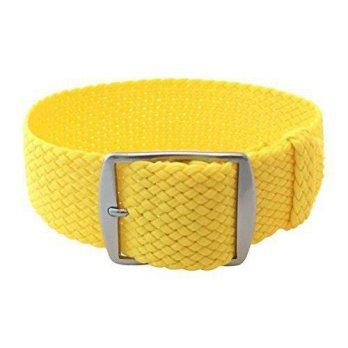 [worldbuyer] Wrist And Style Perlon Watch Strap - Yellow | 20mm/1343735