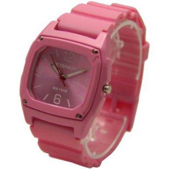 [worldbuyer] Xonix 100m Water Resistant Childrens Waterproof Pink Sports Watch PN-002/509793