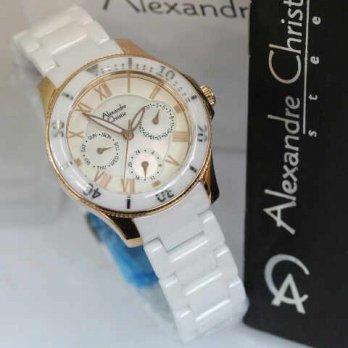 Alexandre Christie 2476 Rosegold White Ceramic