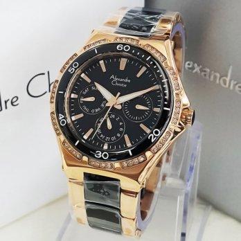 Alexandre Christie AC2294 Black Rosegold