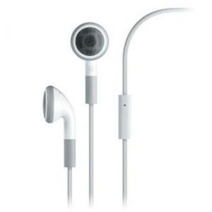 Apple iPhone Earphone Handsfree with Mic Control - White