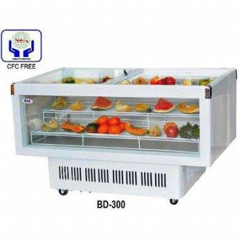 BD-300 Display Chiller - Freezer / Kabinet Untuk Memajang Buah atau Minuman - PUTIH