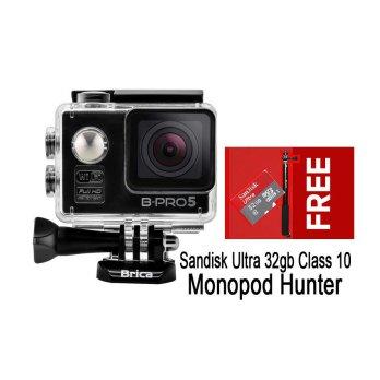 Brica B-Pro 5 Alpha Edition BLACK 12MP _ Free Tongsis Sandisk Ultra 32GB Brica BPro 5 HITAM