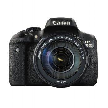 Canon Kamera EOS 750D Kit EF-S 18-135mm IS STM WiFi