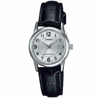 Casio Analog LTP-V002L-7BUDF Jam Tangan Wanita Genuine Leather Band -