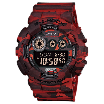 Casio G-Shock Camouflage Series 2014 GD-120CM-4DR / GD120CM-4 / GD120CM Limited Edition