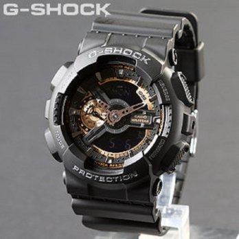 Casio G-Shock GA-110RG-1ADR Jam tangan pria -HITAM -Rubber