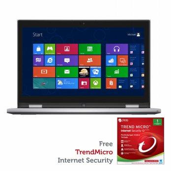 Dell Inspiron 7348 [Ci5-5200U/8GB/500GB+8GB/Intel HD/Windows 8.1] - Silver