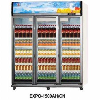 EXPO-1500AH/CN 3 (Tiga) Pintu Showcase / Display Cooler / Lemari Kaca Berpendingin / Kulkas Kaca