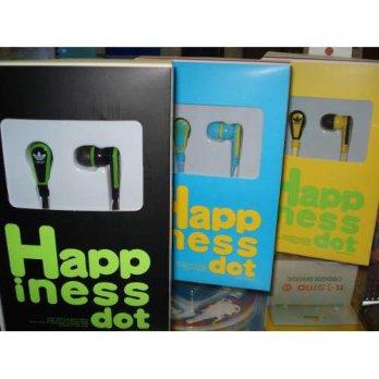 Earphone / Ear Phone Happiness Branded