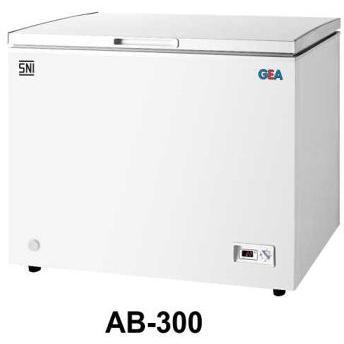 GEA AB-300 Chest Freezer / Box Pendingin / Lemari Pendingin / Freezer Box (302 LITER)-26'C-PUTIH