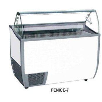 GEA FENICE-7 Ice Cream Scooping Cabinet / Tempat Memajang Es krim Scooping (Static Cooling)-WHITE